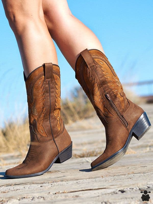 Botas altas camperas Azusa camel