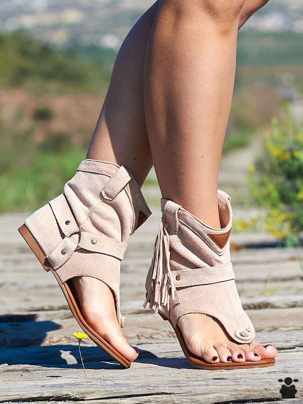 Sandalias boho Gypsy nude