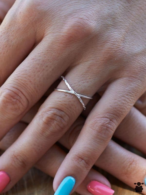 Anillo boho dos caminos